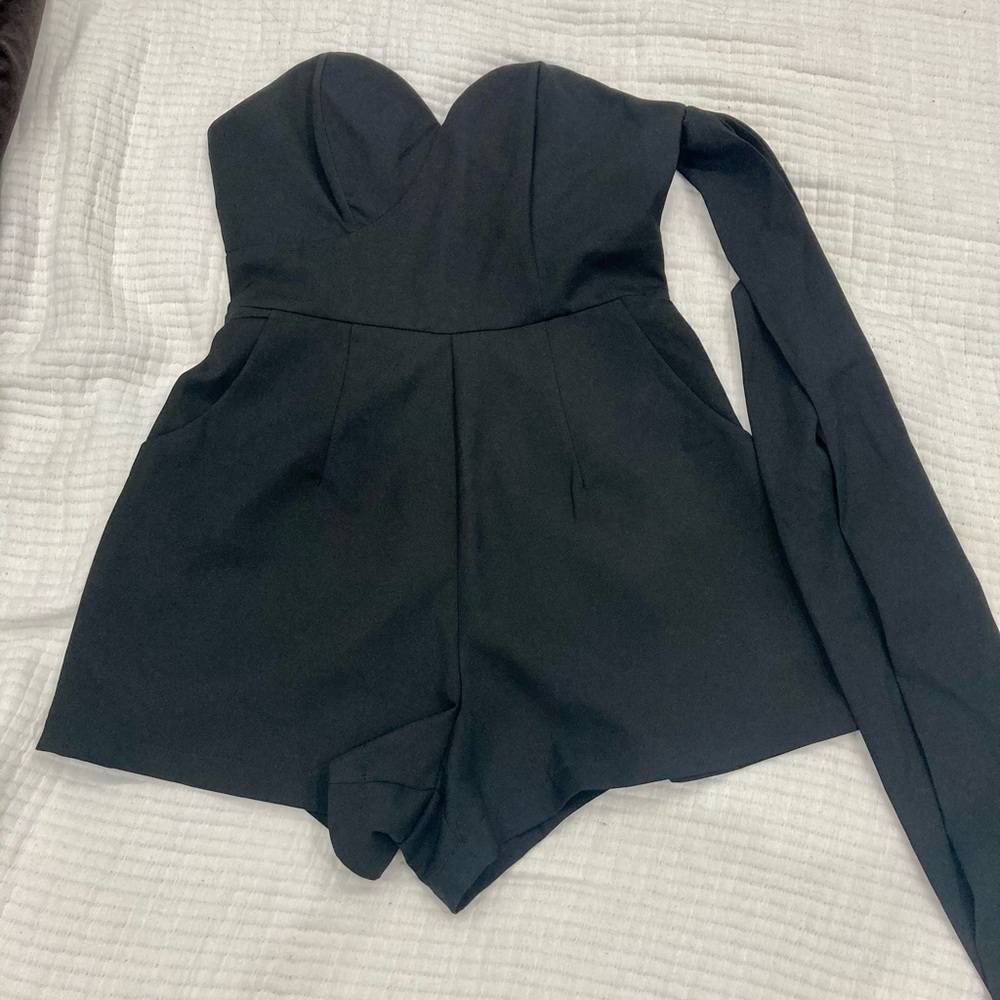 Strapless romper. New without tags.